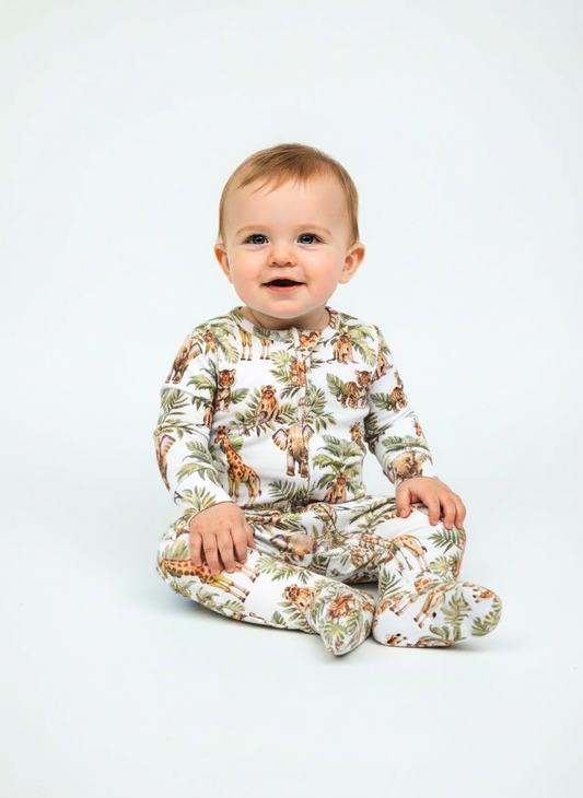 Jungle Dreams Organic Cotton Baby Onesie