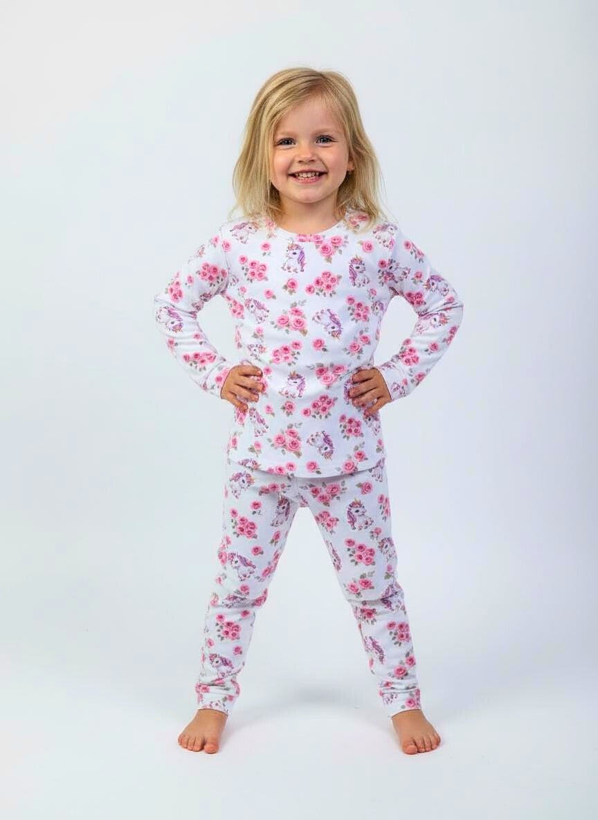 Unicorn Bloom Organic Pyjama Set