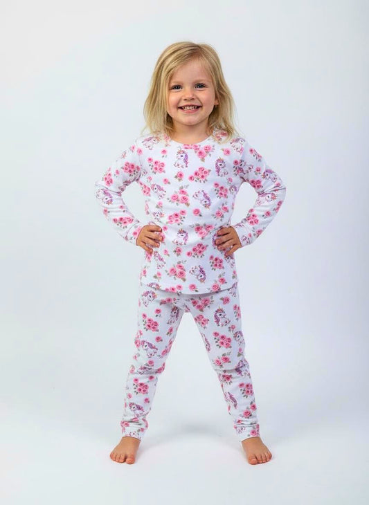 Unicorn Bloom Organic Pyjama Set
